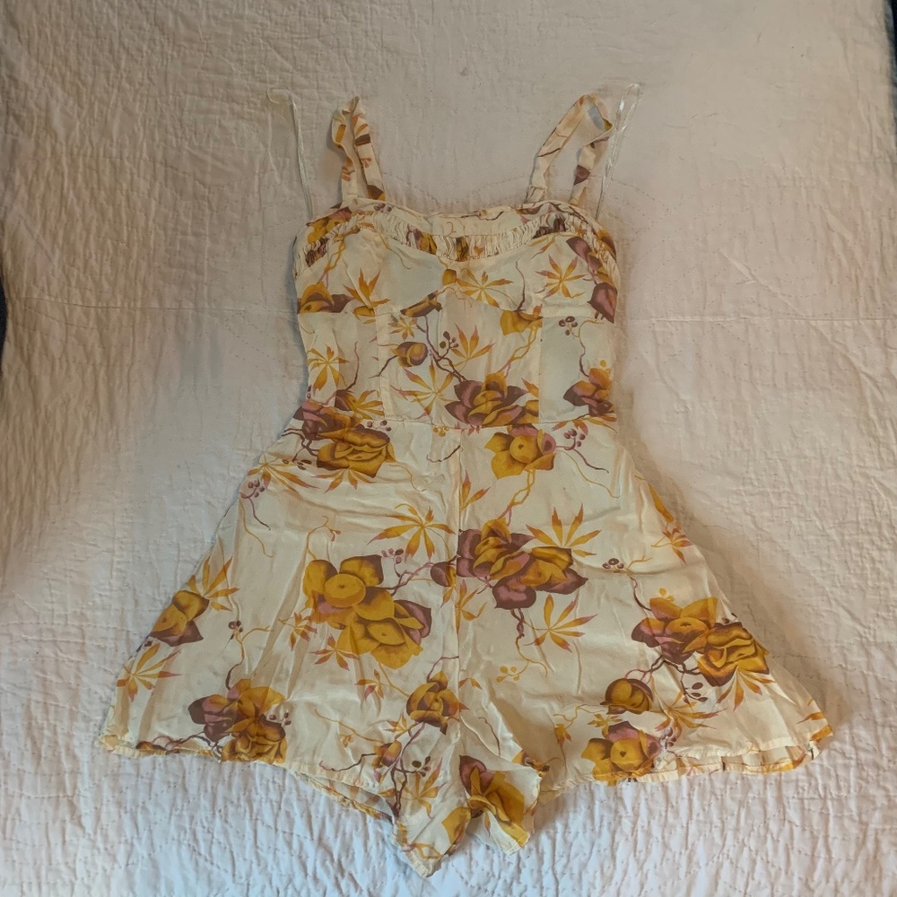 Free people floral romper